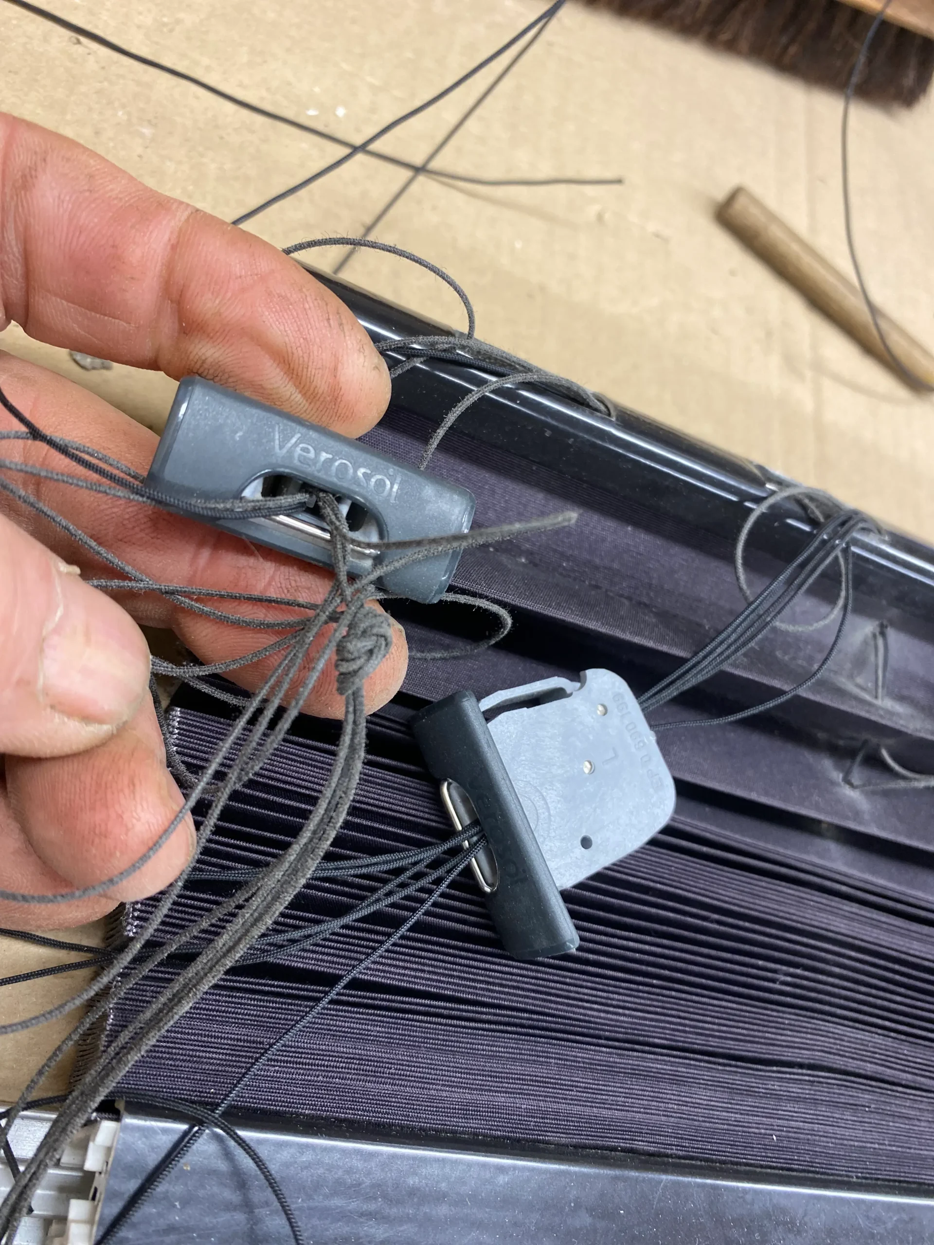 reparatie verosol plisse